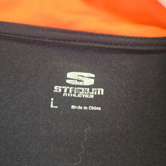 Stadium Athletics OSU Quarter Zip Mock Neck Long Sleeve Thumbholes Women's L - Picture 3 of 6